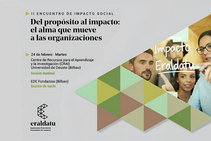 El II Encuentro de Impacto Social de Eraldatu, el 24 de febrero en Bilbao
